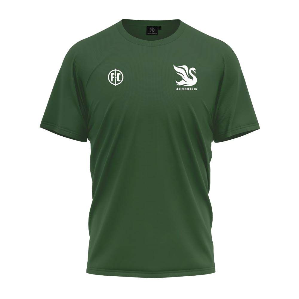 Leatherhead Cotton Tee - Bottle Green