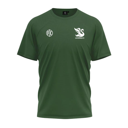 Leatherhead Cotton Tee - Bottle Green